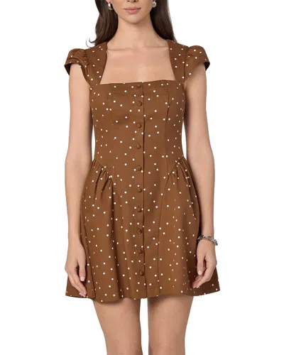 Astr The Label Averi Mini Dress In Animal Print