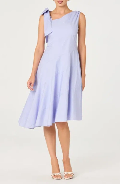 Astr The Label Azriel Asymmetric A-line Dress In Blue