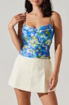 ASTR ASTR THE LABEL AZURA FLORAL PRINT CAMISOLE