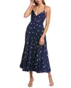 Astr The Label Blythe Maxi Dress In Blue