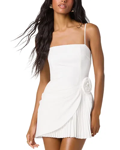 Astr The Label Bow Detail Sleeveless Mini Dress In White