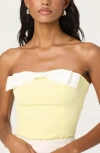 Astr The Label Bow Detail Tube Top