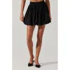 Astr The Label Bubble Hem Miniskirt In Black