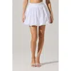 Astr The Label Bubble Hem Miniskirt In Off White
