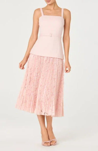 Astr The Label Caitlin Sleeveless Dress In Pink