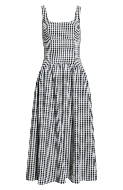 Astr The Label Cara Gingham Dress In Black