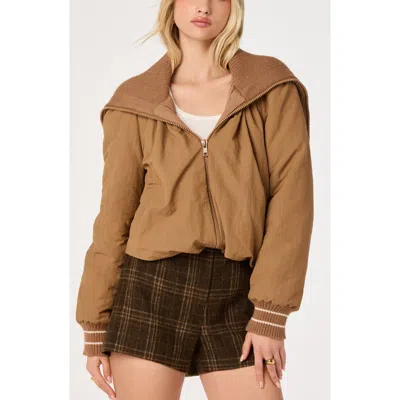 Astr The Label Casey Jacket In Brown