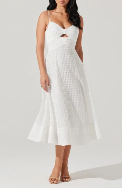 Astr The Label Celina A-line Midi Dress