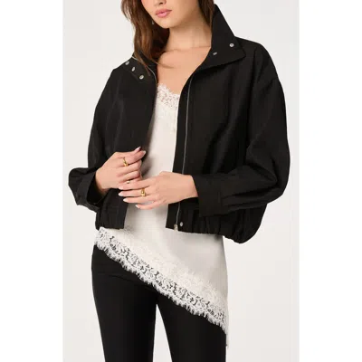 Astr The Label Collins Bomber Jacket In Black