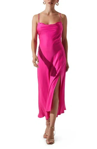 Astr The Label Gaia Cowl Dress In Pink