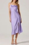 Astr The Label Cowl Neck Slipdress In Lavender