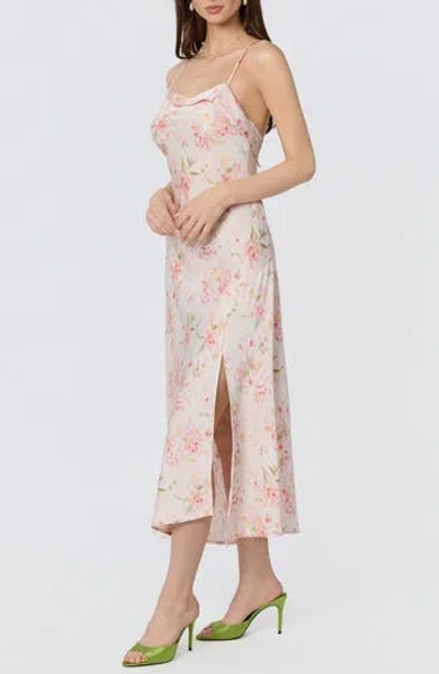 Astr The Label Cowl Neck Slipdress In Pink