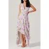 Astr The Label Cytherea Floral High-low Dress In Multi