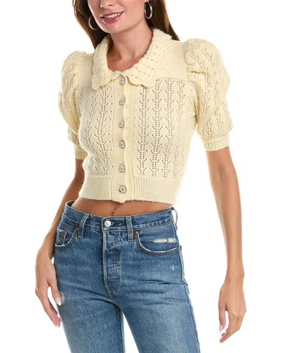 Astr The Label Dallyn Wool-blend Sweater In White