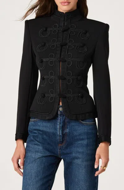 Astr The Label Darcy Jacket In Black