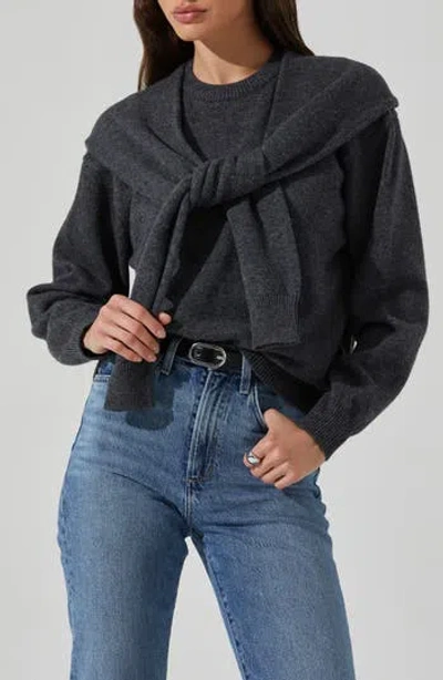Astr The Label Delrin Sweater In Gray