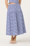 Astr The Label Drop Waist Cotton Blend Skirt