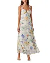 Astr The Label Emese Pleated Maxi Sundress