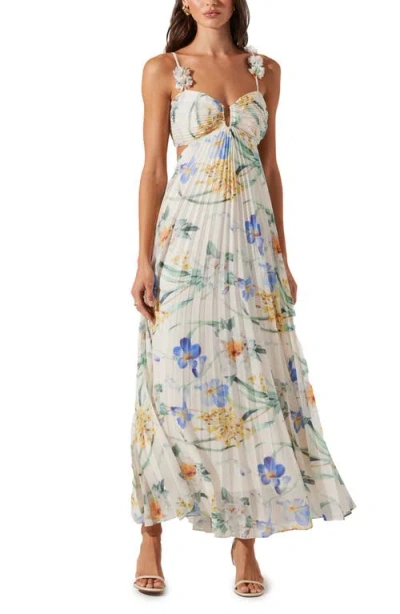 Astr The Label Emese Pleated Maxi Sundress