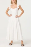 Astr The Label Felicienne A-line Dress In White