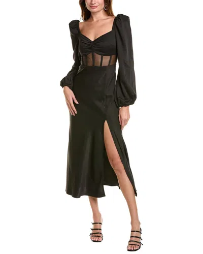 Astr The Label Gianna Maxi Dress In Black