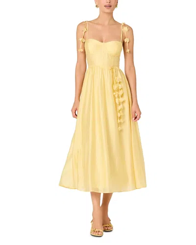 Astr The Label Halcyon Dress In Yellow