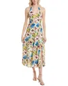 Astr The Label Halter Linen-blend Maxi Dress