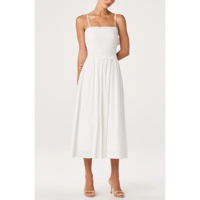 Astr The Label Harper A-line Dress In White