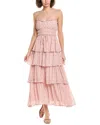 Astr The Label Harriet Maxi Dress In Pink