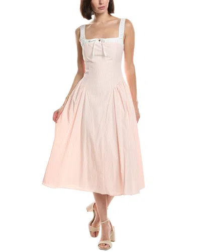 Astr The Label Hazel Midi Dress In Pink