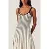 Astr Irecia Stripe Sweater Midi Dress In Striped In Multi