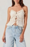 Astr The Label Islah Tie Front Camisole