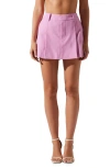 Astr The Label Jhene Pleated Shorts In Pink