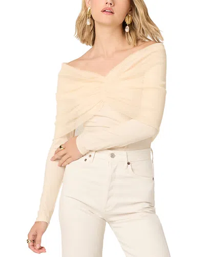Astr The Label Julieta Off-the-shoulder Top In White