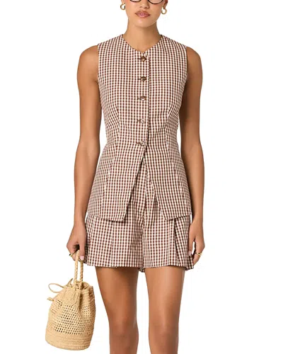 Astr The Label Karan Vest In Brown