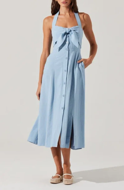Astr The Label Katherine Halter Neck Dress