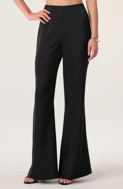 Astr The Label Keona Flare Leg Pants In Black