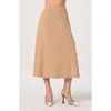 Astr The Label Knit Midi Skirt In Neutral