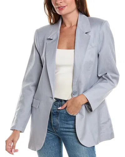 Astr Laudine Blazer In Slate Blue
