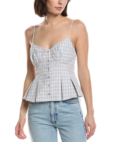 Astr The Label Lesly Top In Blue