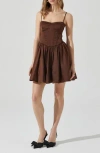 Astr The Label Linelly Minidress In Brown