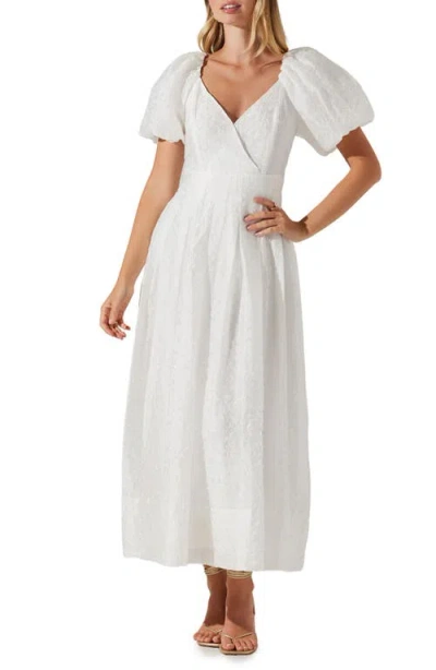 Astr The Label Linette A-line Dress In White