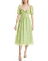 Astr The Label Lunaria Midi Dress In Green