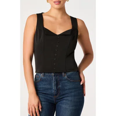 Astr The Label Maddison Tank In Black