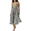 Astr Maeve Floral Midi Sundress