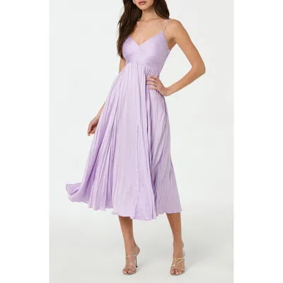 Astr The Label Maeve Midi Dress In Purple