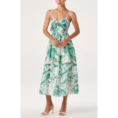 Astr The Label Makayla Sleeveless A-line Dress In Multi