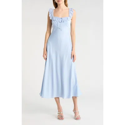 Astr The Label Makiya Dress In Blue
