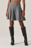 Astr The Label Malvie Knit Sweater Skirt In Gray