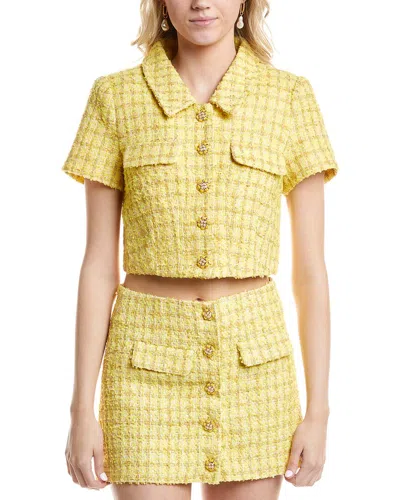 Astr The Label Mavey Jacket In Yellow
